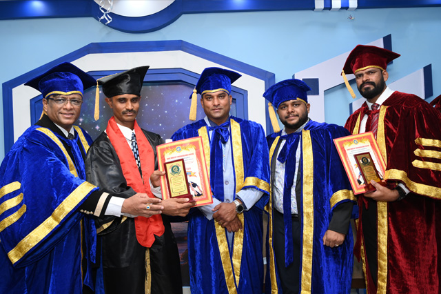 On Saturday, March 16th, 20 students from Grace Ministry Theological Bible College, Bangalore, which is associated with United Theological Research University, were awarded Certificates of B.Th by Bro Andrew Richard. 